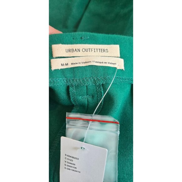 Urban Outfitters Medium Women's Trousers Knit Flare High-Rise Kelly Green NWT - Picture 6 of 9